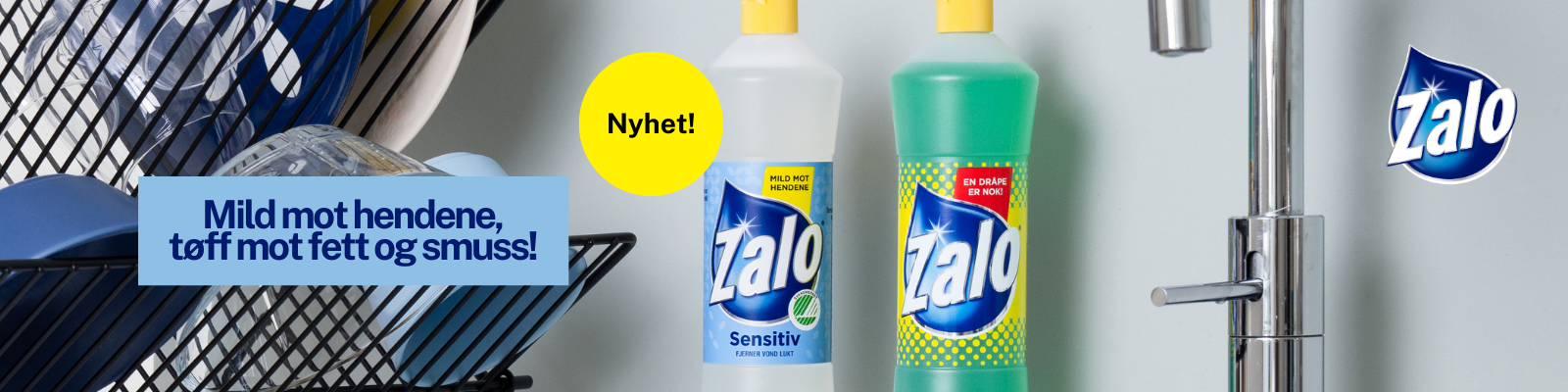 Mild mot hendene, tøff mot fett og smuss!