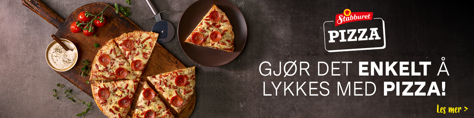 Gjør det enkelt å lykkes med pizza!