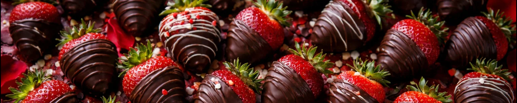 jordbær i sjokolade til Valentines day