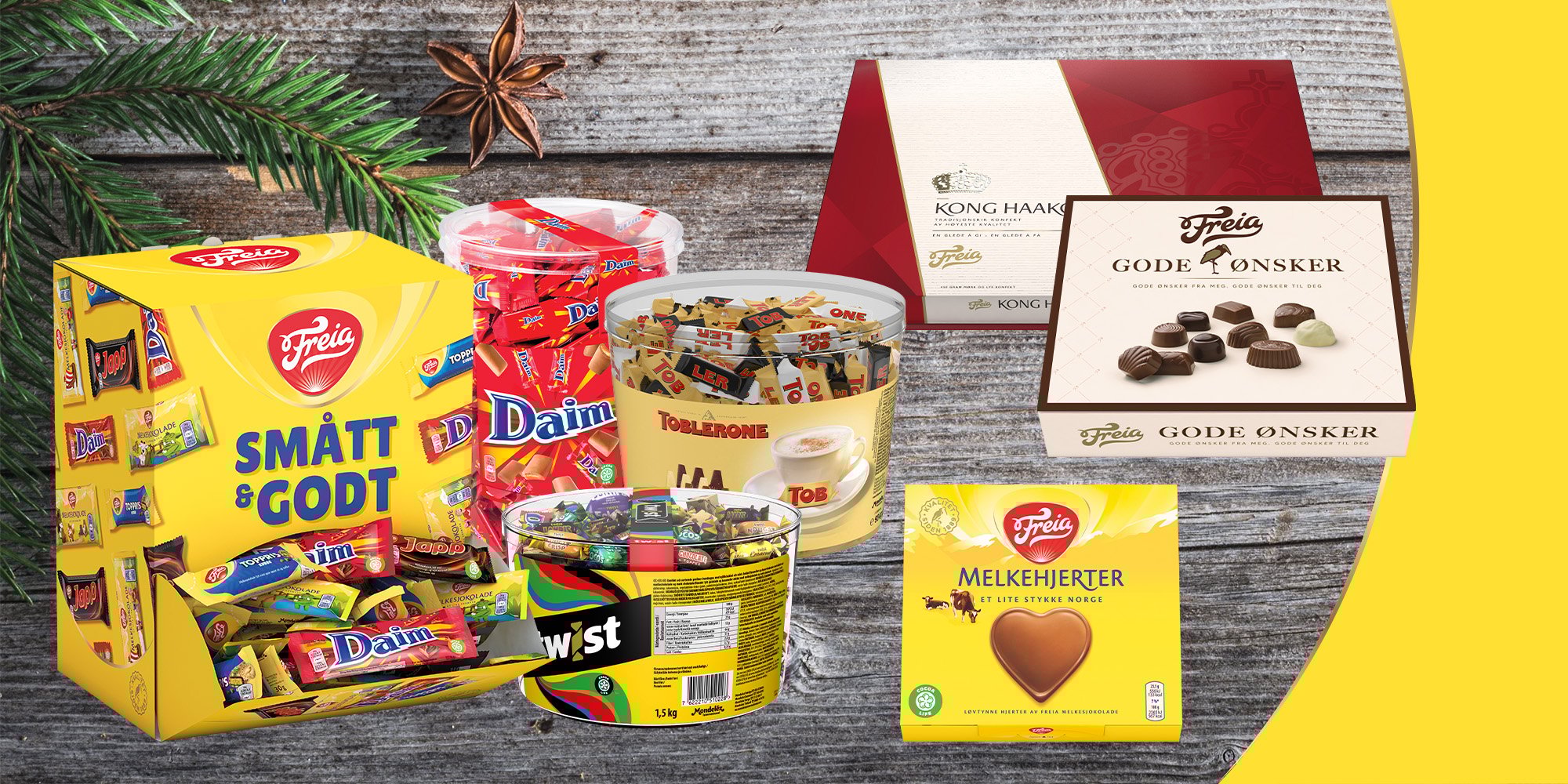 Skap  gode øyeblikk med favoritter fra Freia!