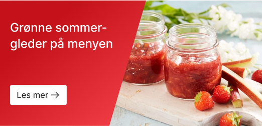 Grønne sommergleder på menyen