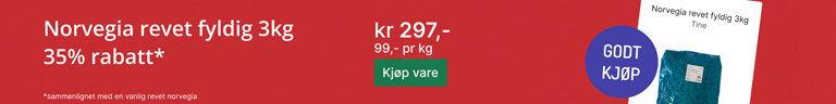Norvegia revet fyldig 3kg