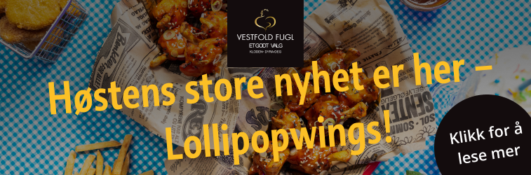 Prøv nyheten fra Vestfold Fugl - lollipopwings hos Servicegrossistene her!