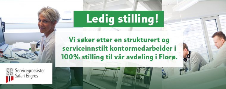 Vil du jobbe som kontormedarbeider?
