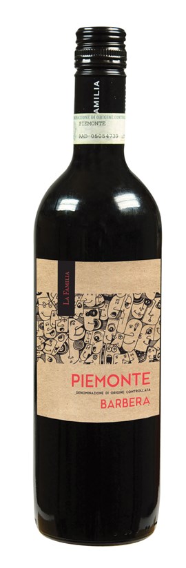 La familia piemonte barbera 13% 75cl