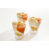 Mango/peach dessert cup 24x75g