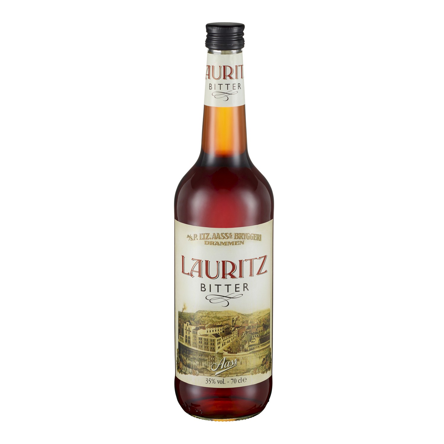 Aass lauritz bitter fl 35% 70cl