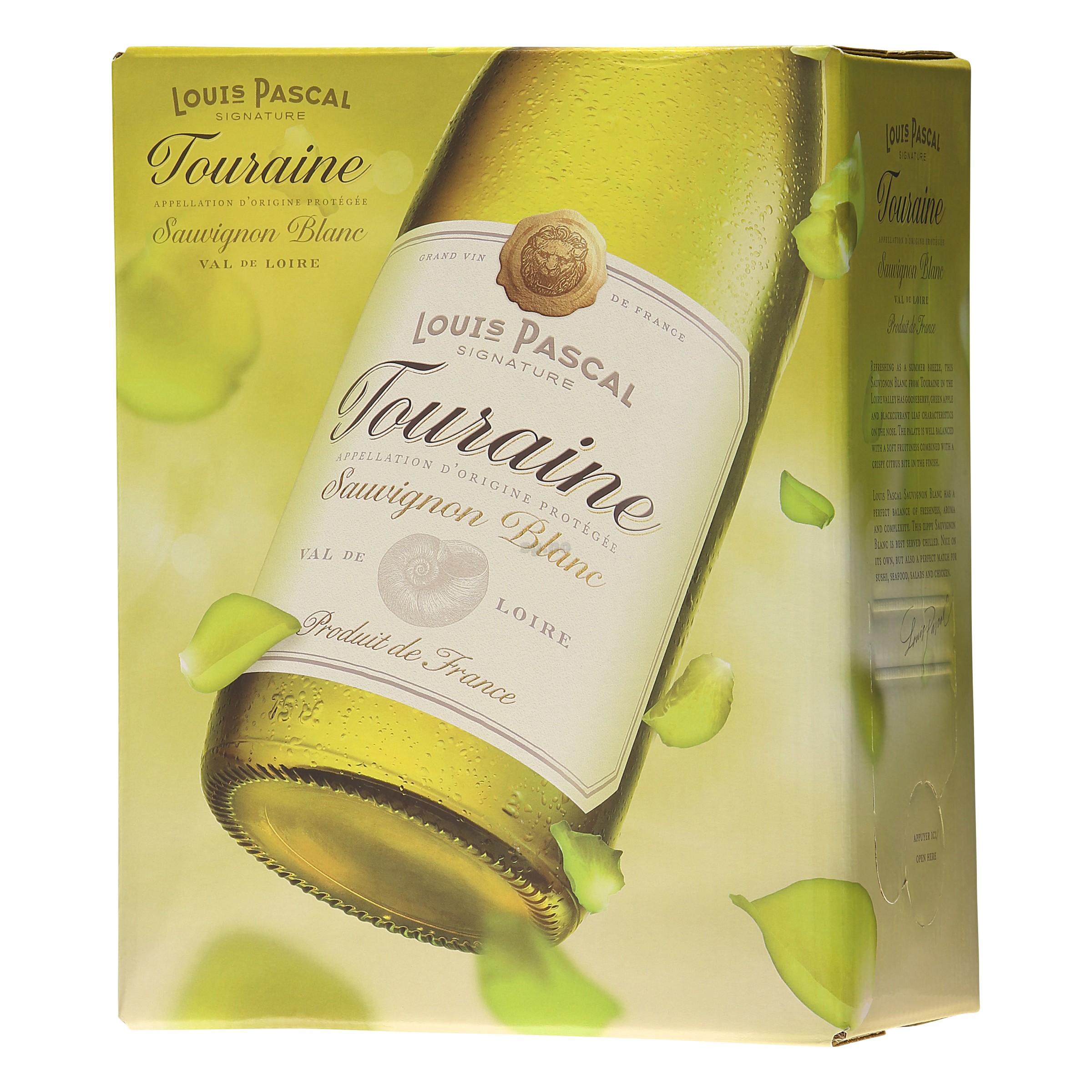 Louis pascal touraine sauvignon blanc 12% 3l