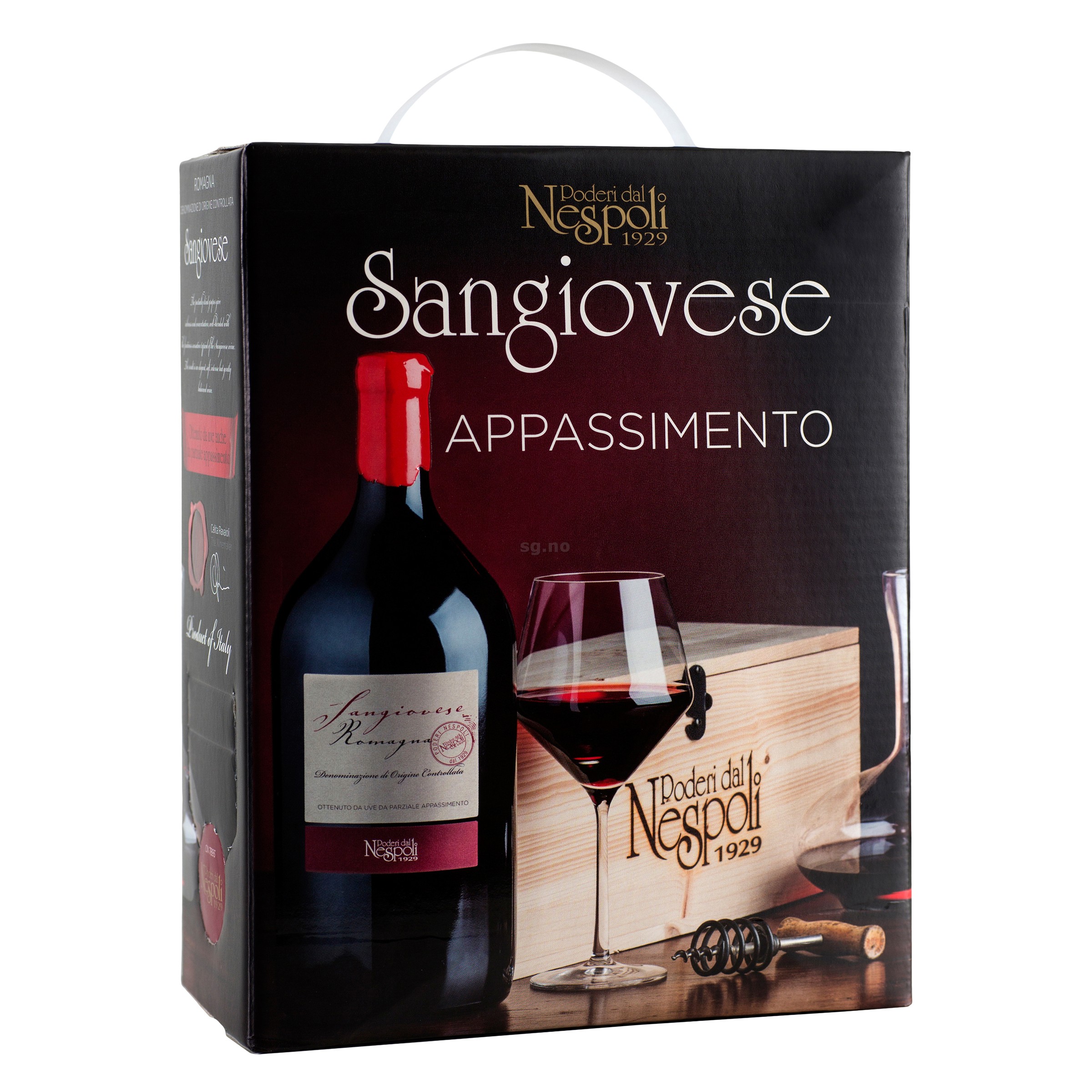 Pod. dal nespoli sangiovese appassimento 13% 3l