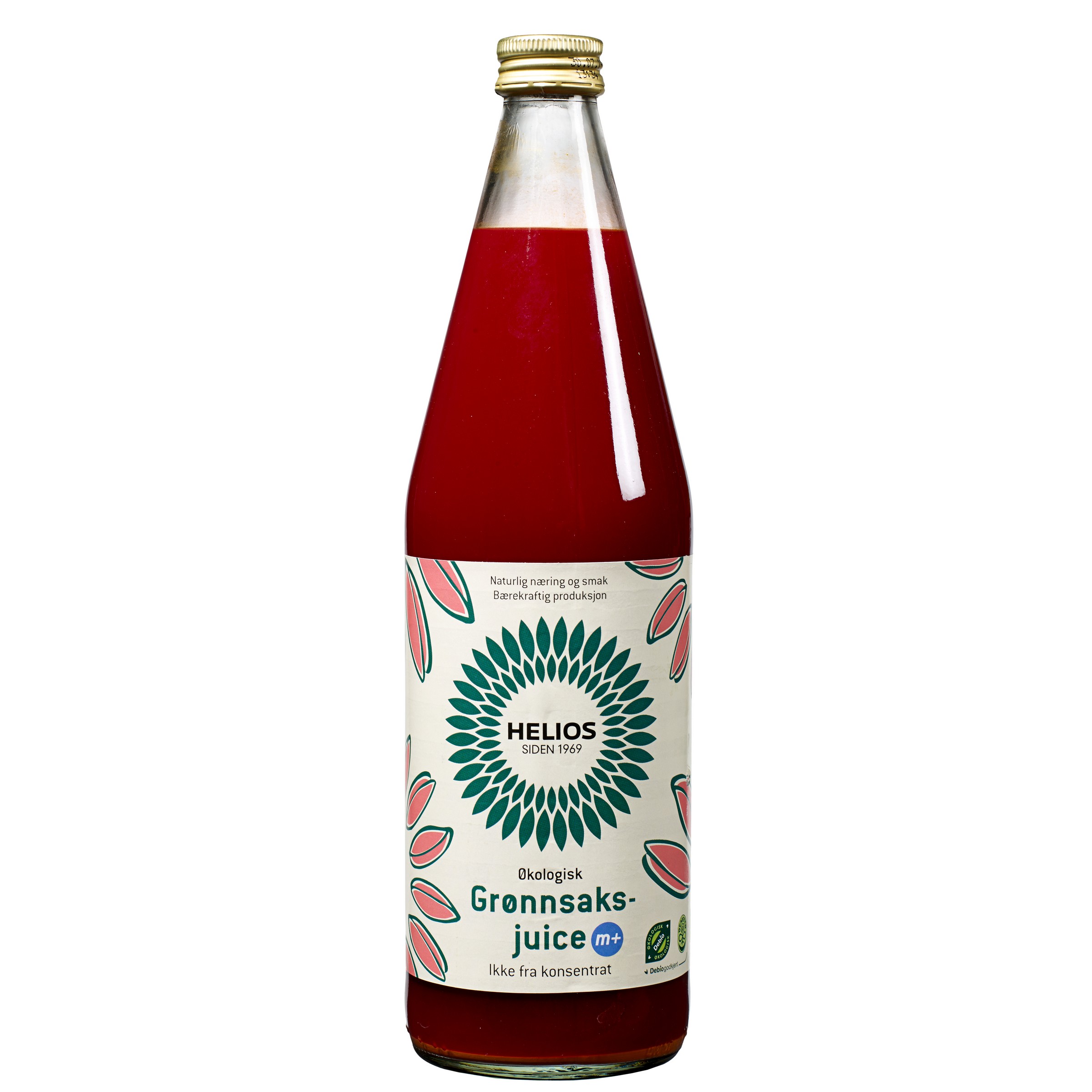 Grønnsaksjuice m+ økol.    75cl