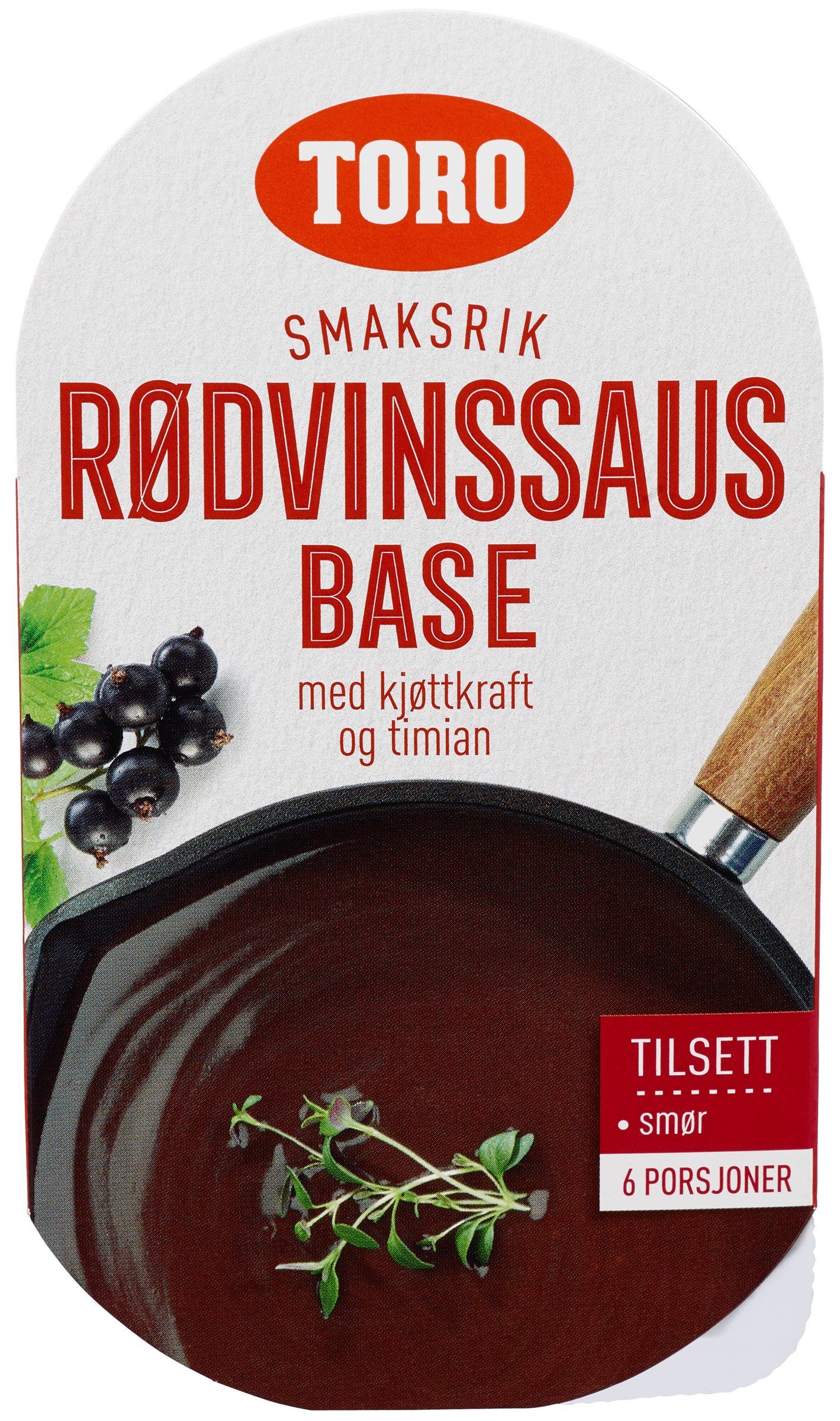 Rødvinssaus base smaksrik   76g