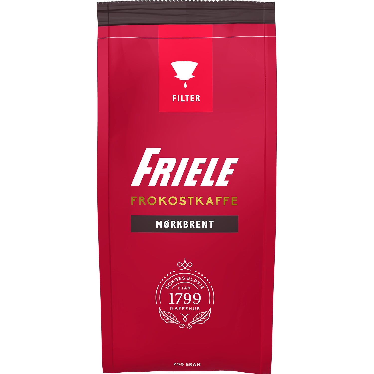 Frokostkaffe mørk filtermalt 250g