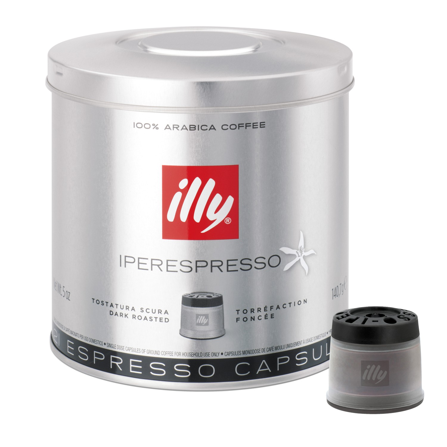 Illy mie kapsler dark roast   141g