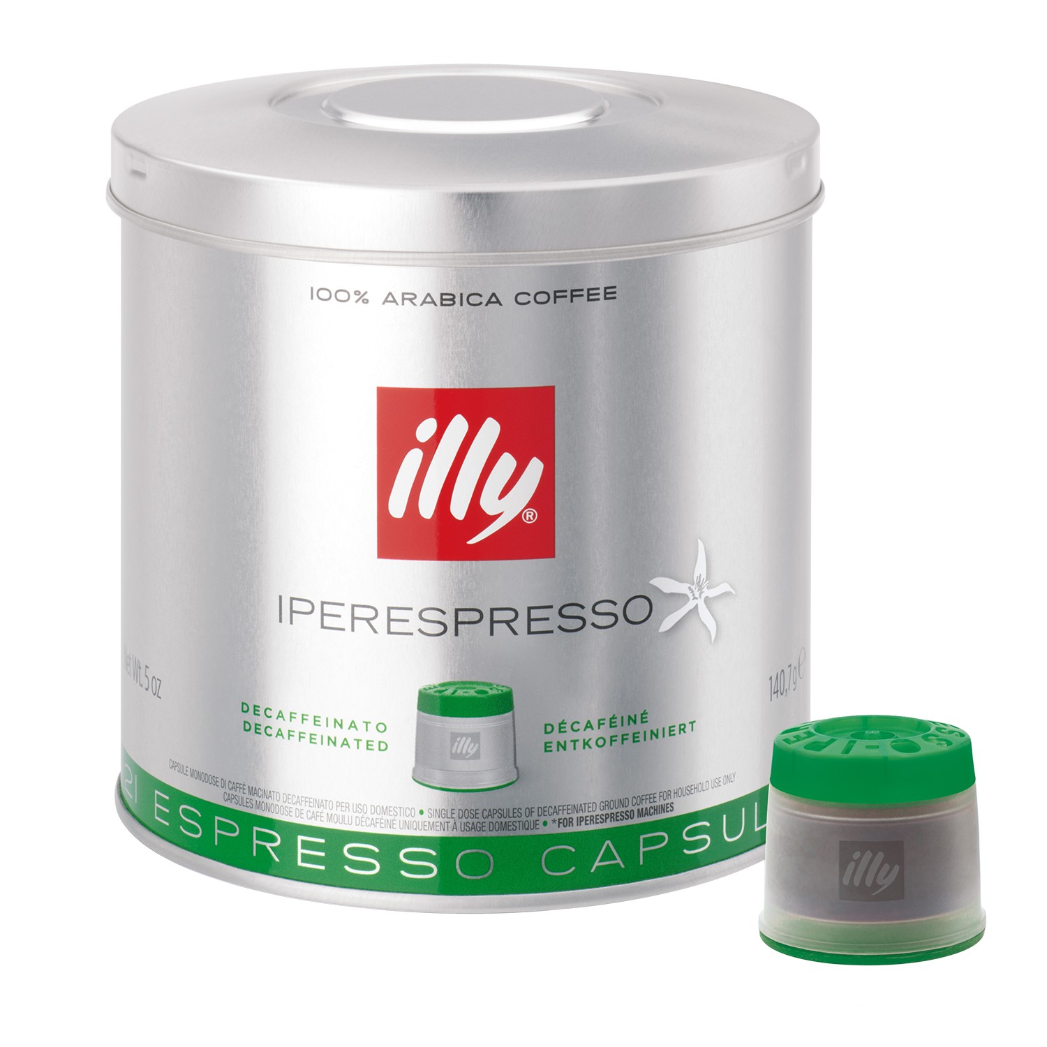 Illy mie kapsler decaf 141g