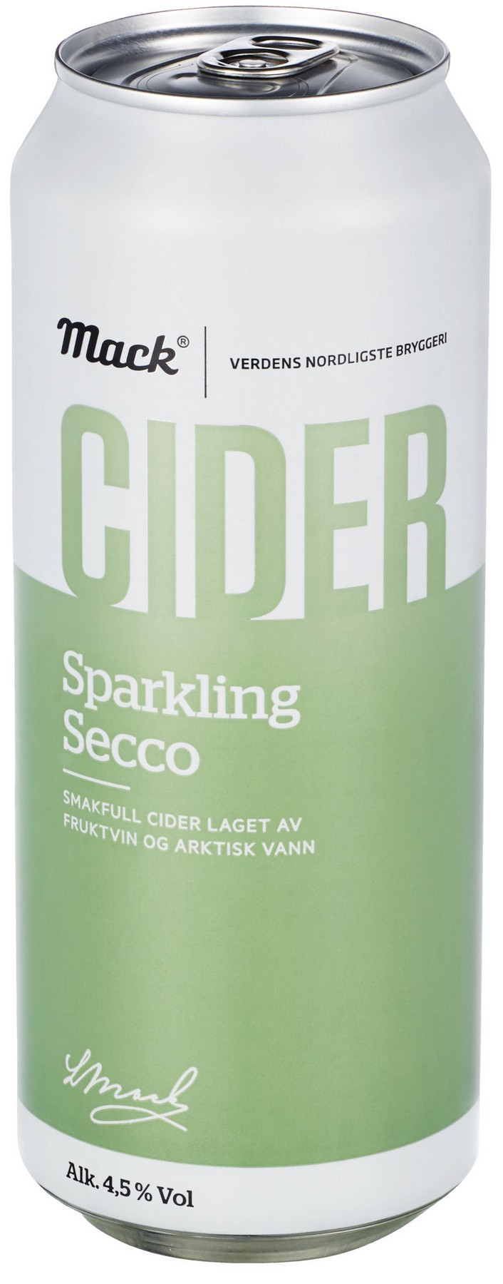 Mack cider eple secco bx 4,5% 24x50cl