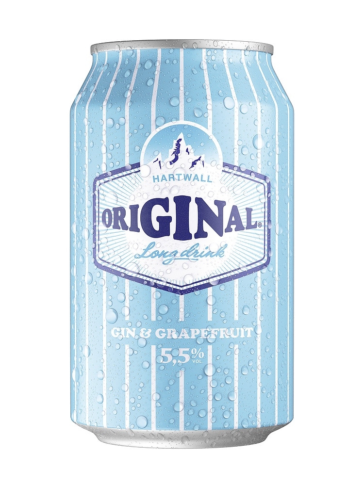 Hartwall gin long drink bx 5,5% 24x33cl