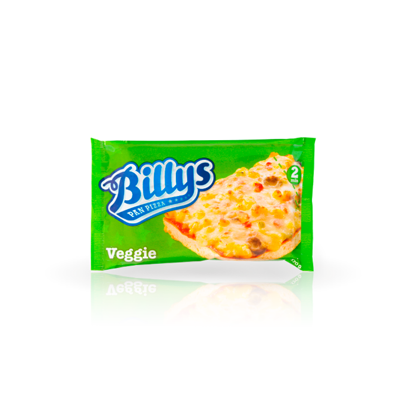 Billys pan pizza veggie   4x1,55kg