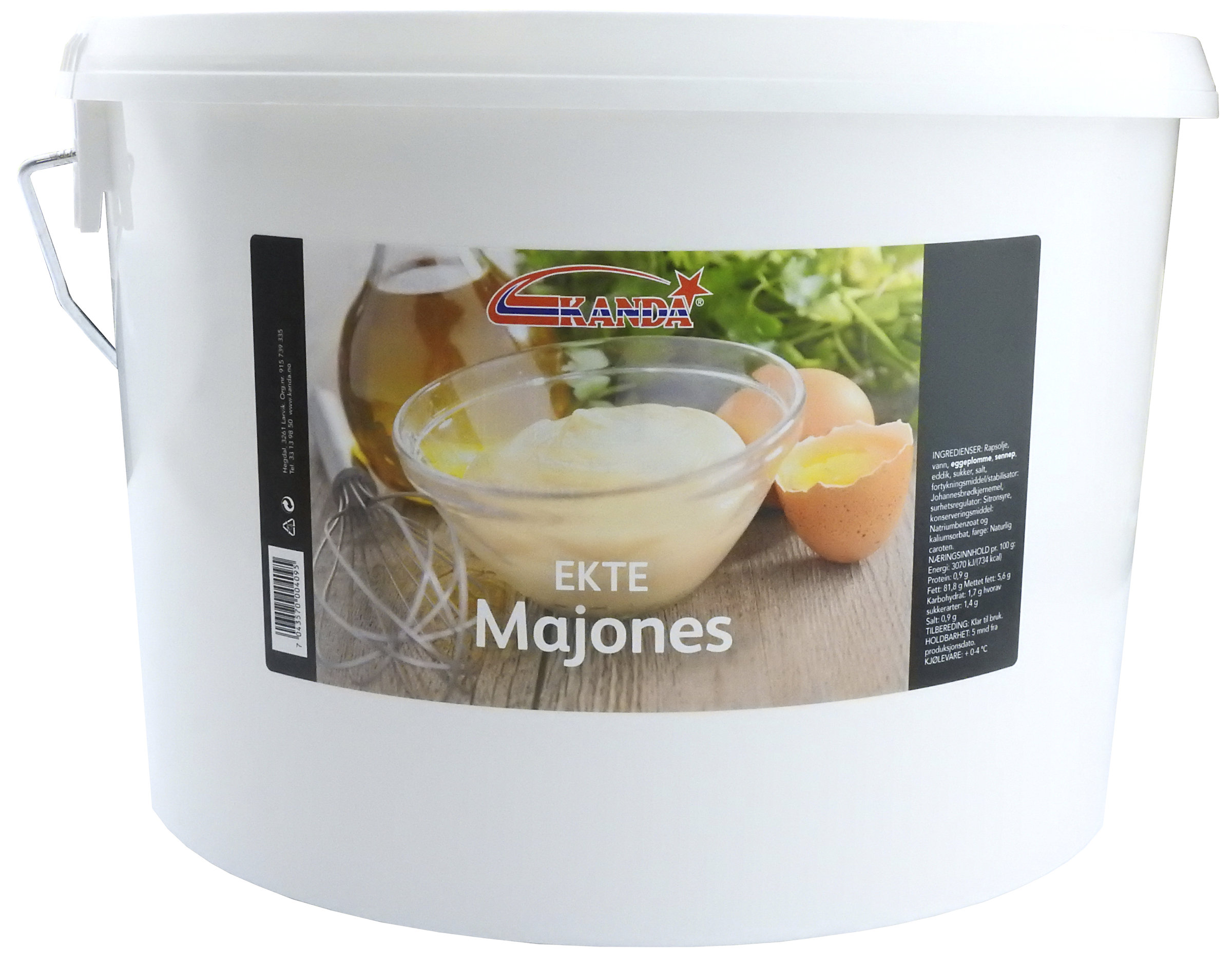 Hvit salatmajones    10kg