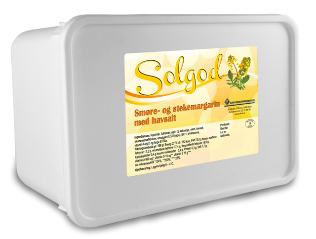 Solgod smøre-og stekemargarin 2,5kg
