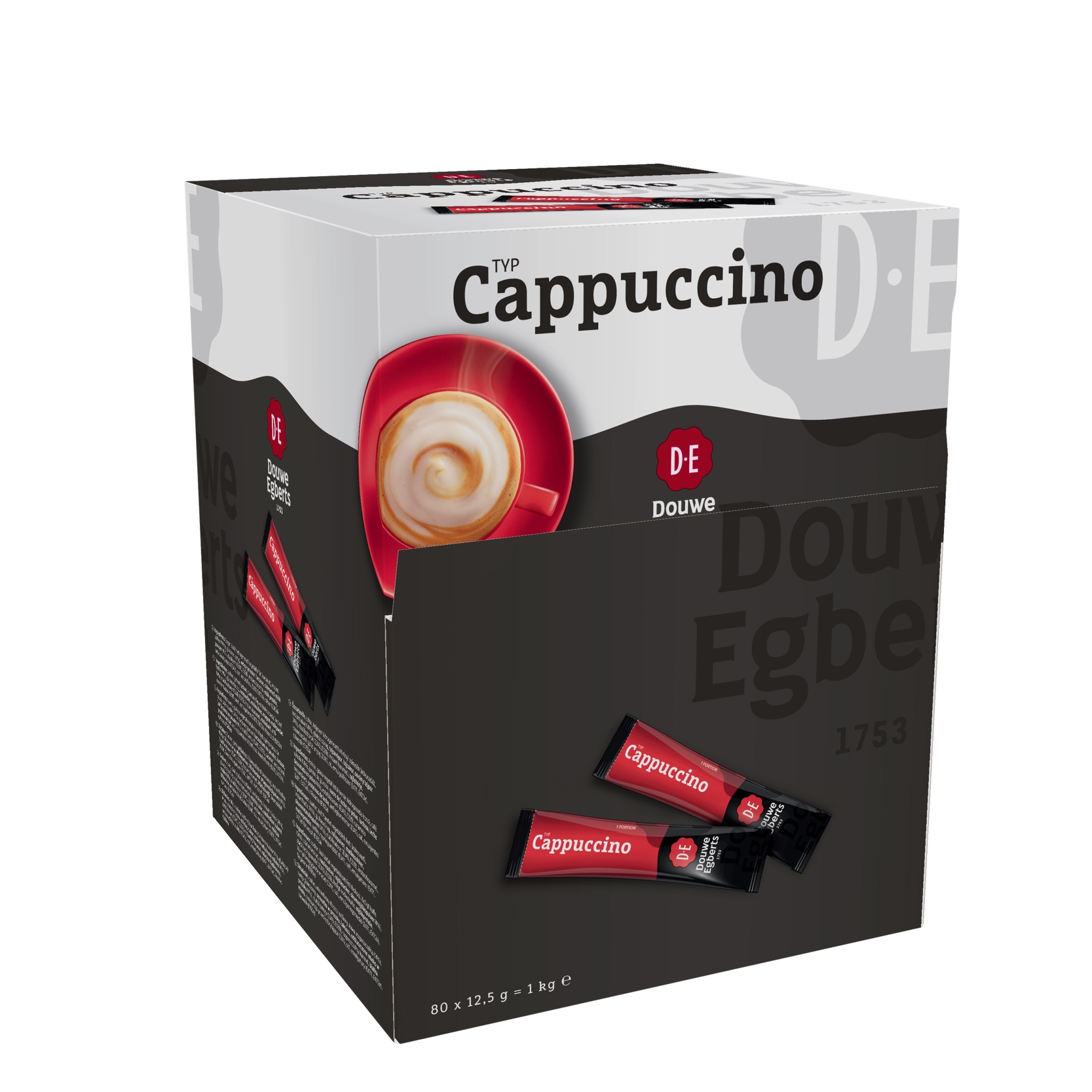 Pulverkaffe cappuccino 80stk