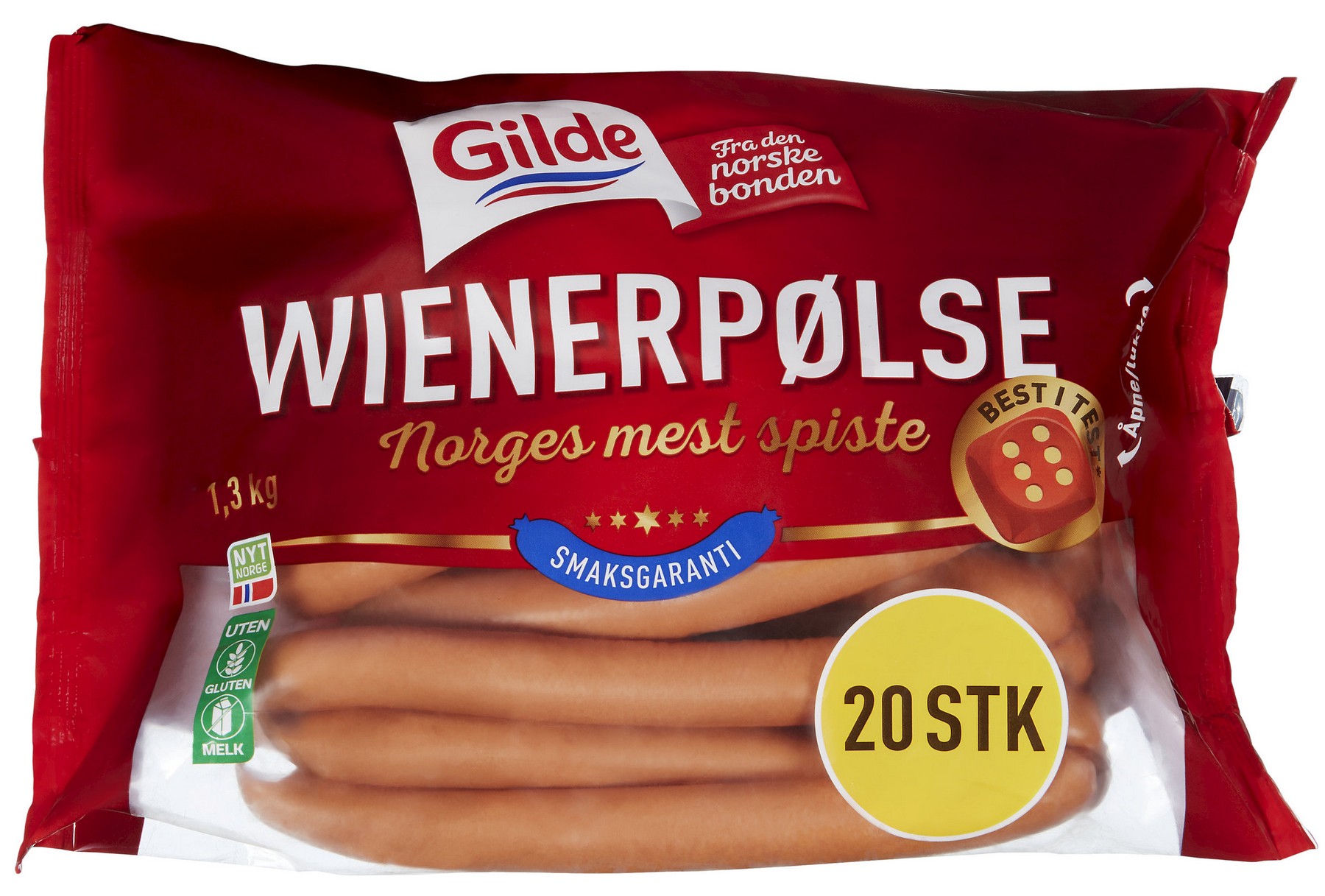 Wienerpølse 1,3kg