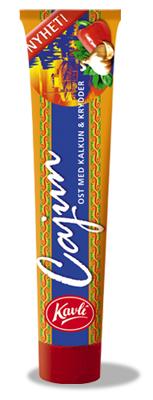 Cajun ost m/kalkun tube 150g