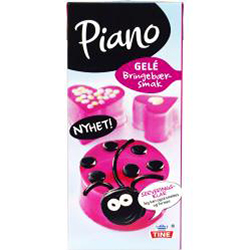 Piano bringebærgelé