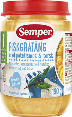 Småfolk fiskegrateng 12mnd 190g