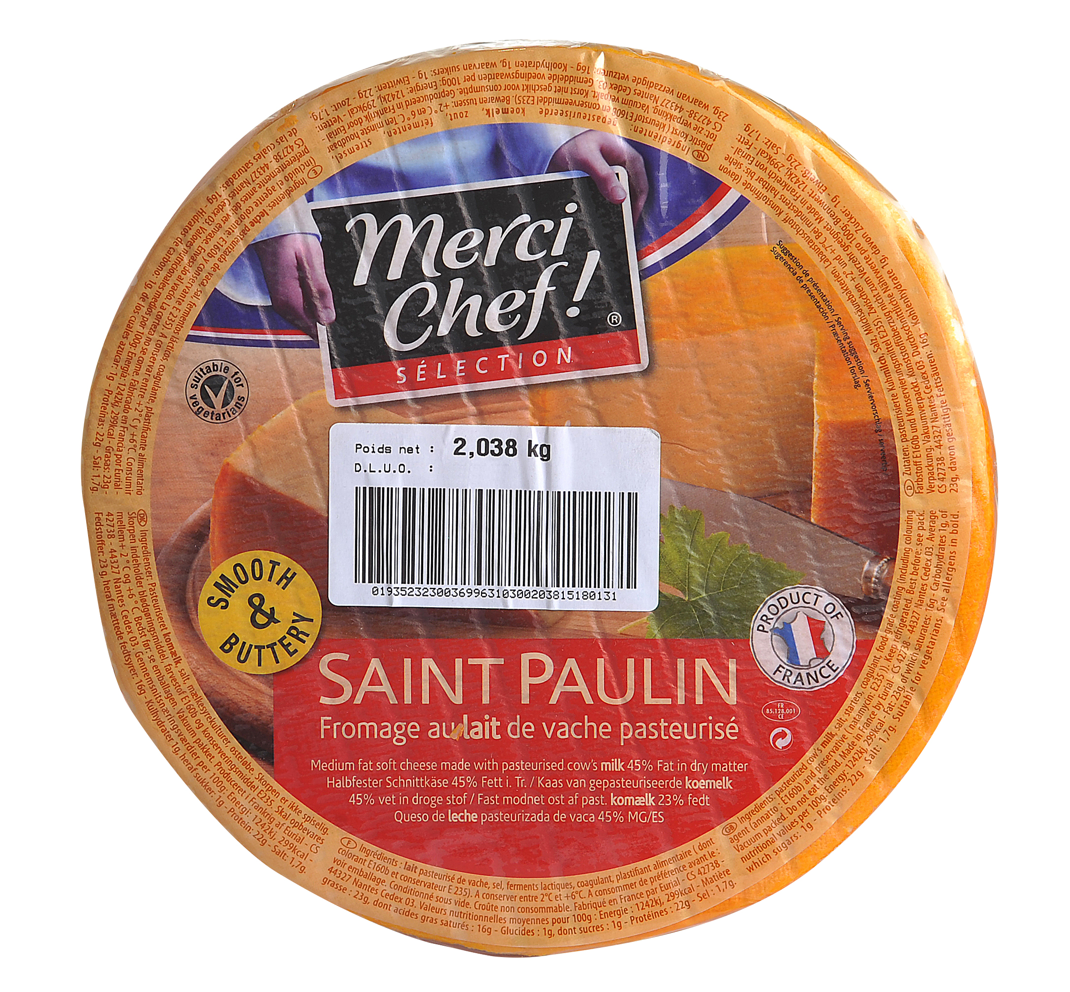 St. paulin ca2,1kg  kg