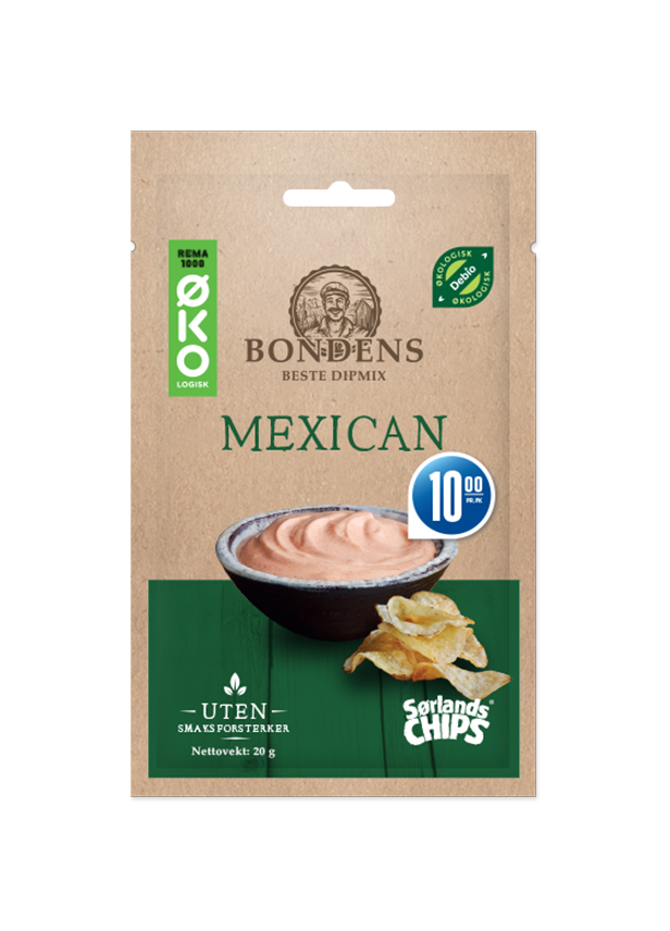 Bondens beste dip mexican økol. 20g