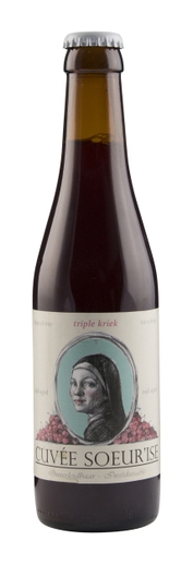 De leite cuvée soeur ise triple kriek oak aged 8,5% 24x33cl