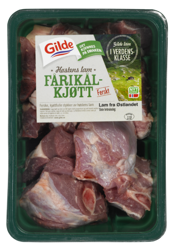Lam fårikålkjøtt 4xca1kg