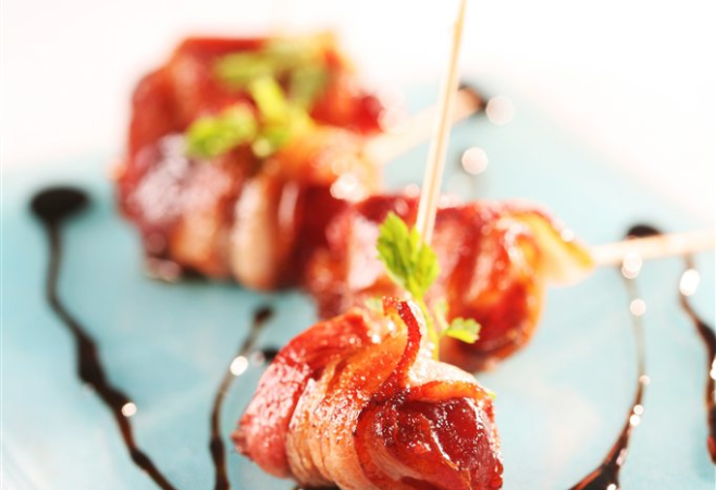 Bacon u/svor skivet ca1,8kg kg