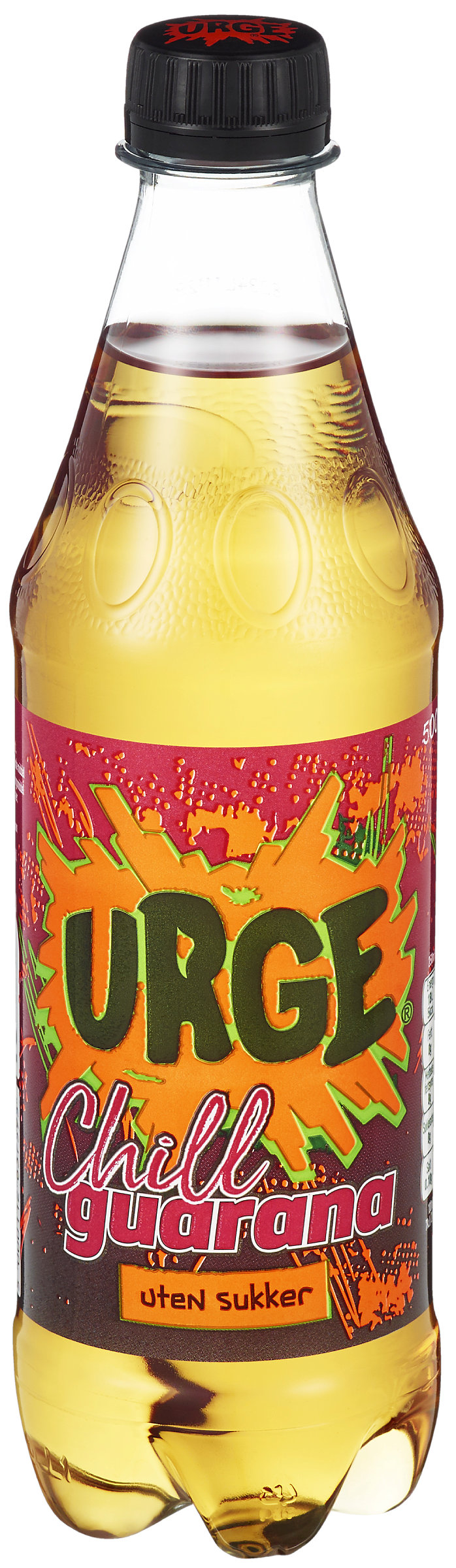Urge chill guarana uten sukker 24x0,5l