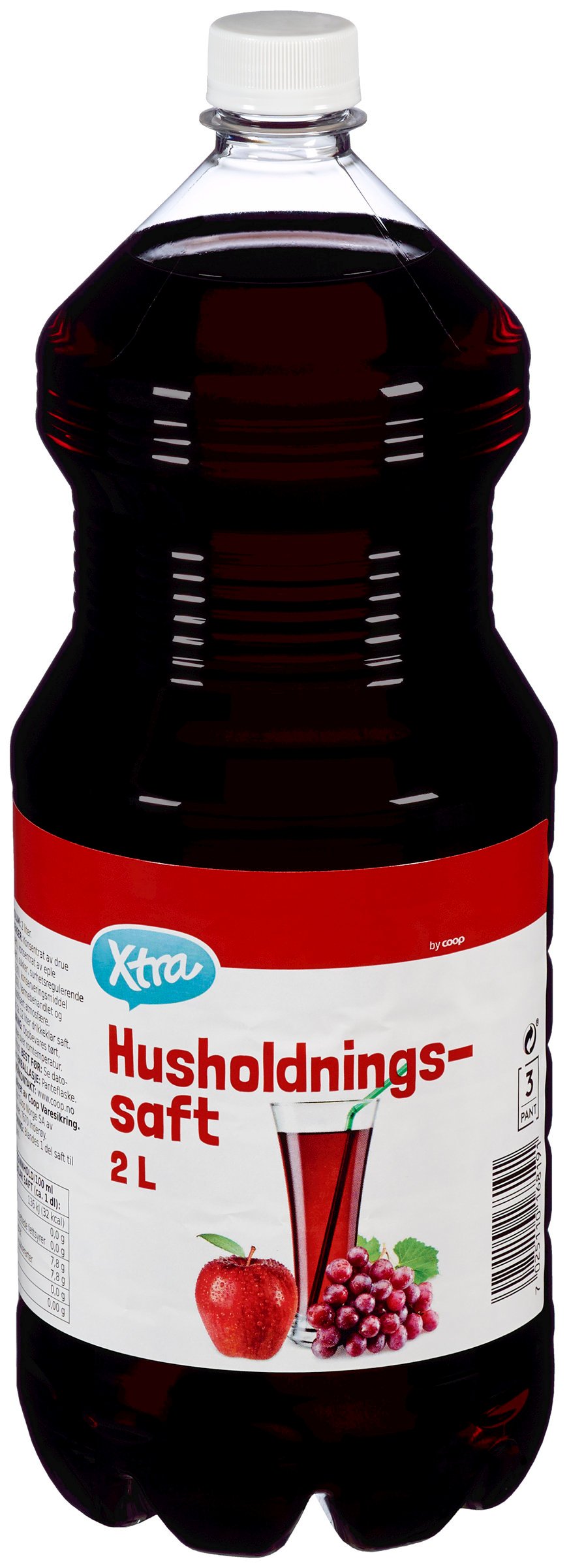 X-tra husholdningsssaft 1+4   2l