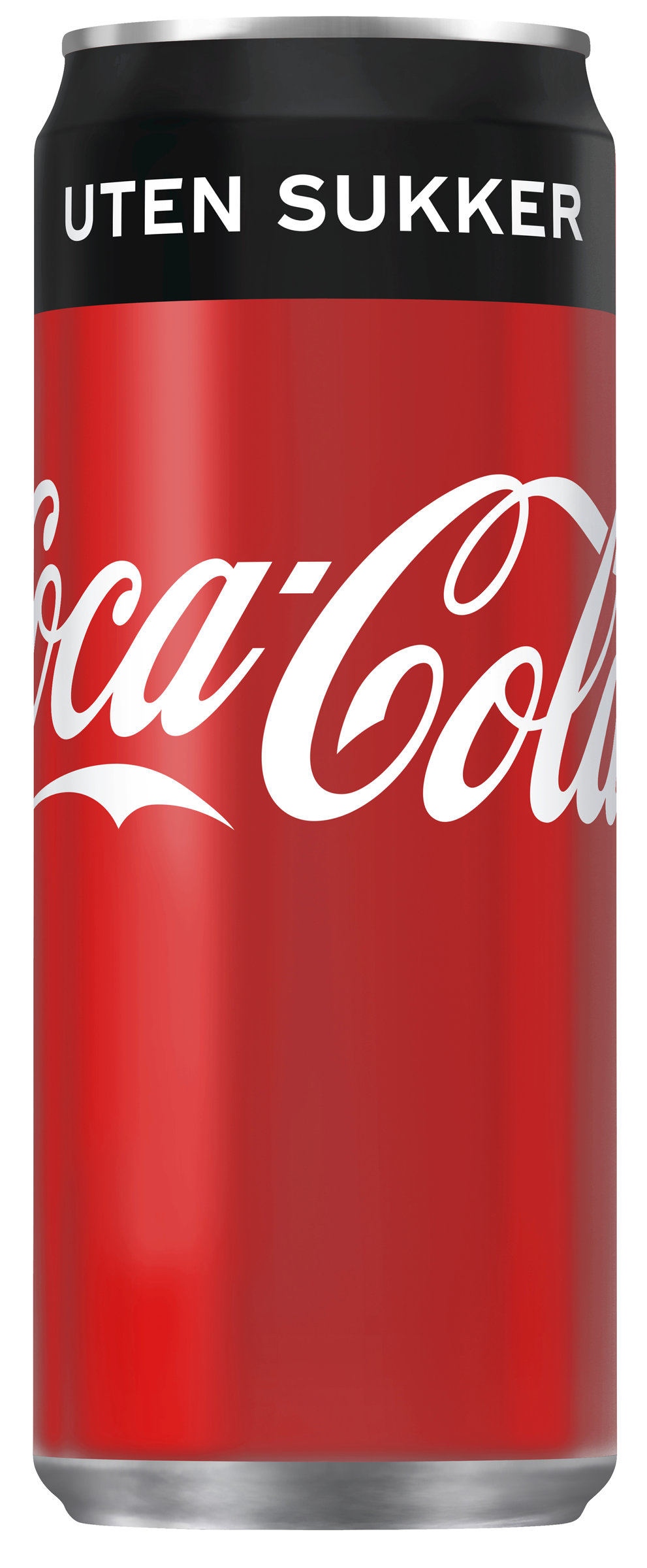 Coca-cola uten sukker sleek boks 24x33cl