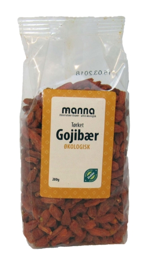 Gojibær, tørket, økol. 200g