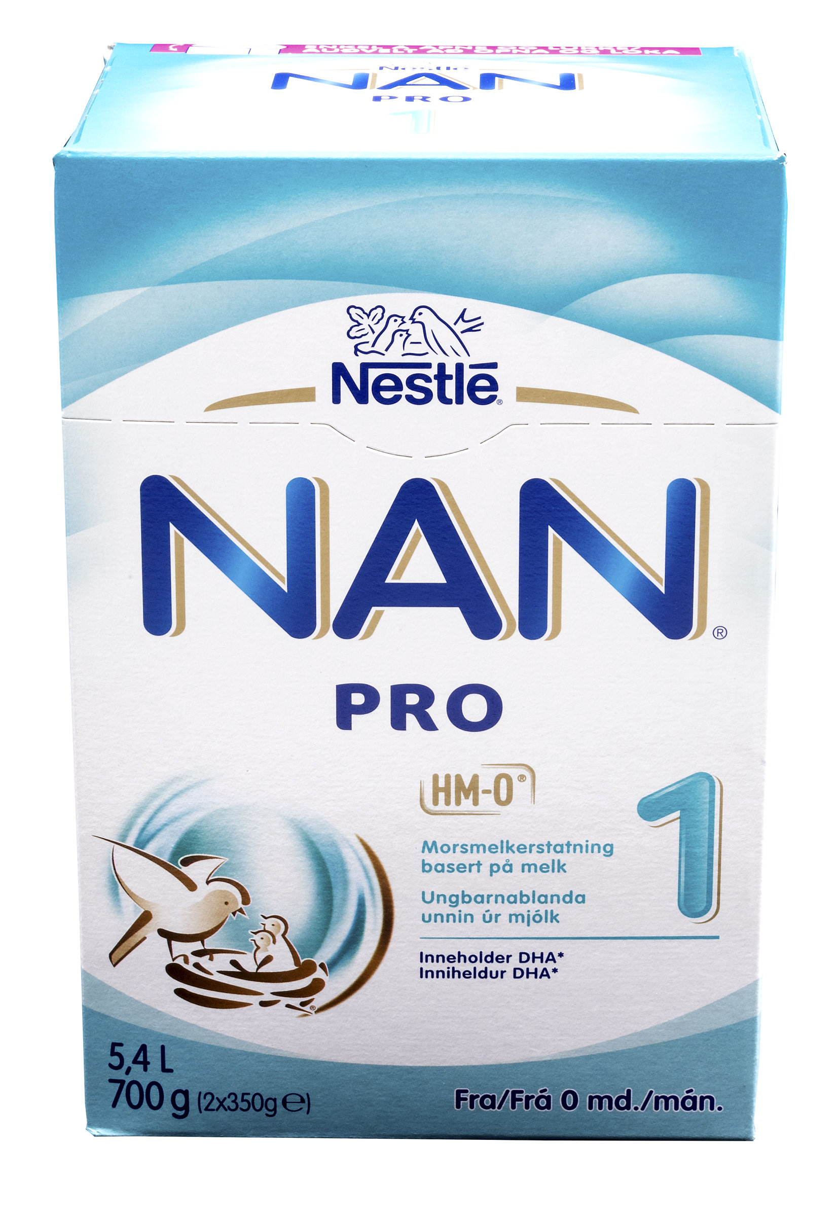Nan pro 1 fra fødselen 700g