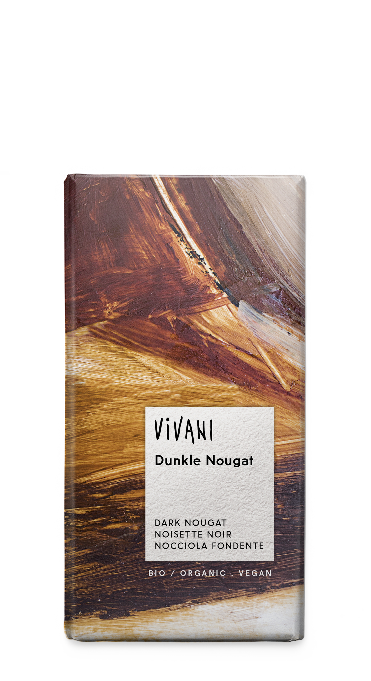 Mørk sjokolade nougat vegan økol. 100g