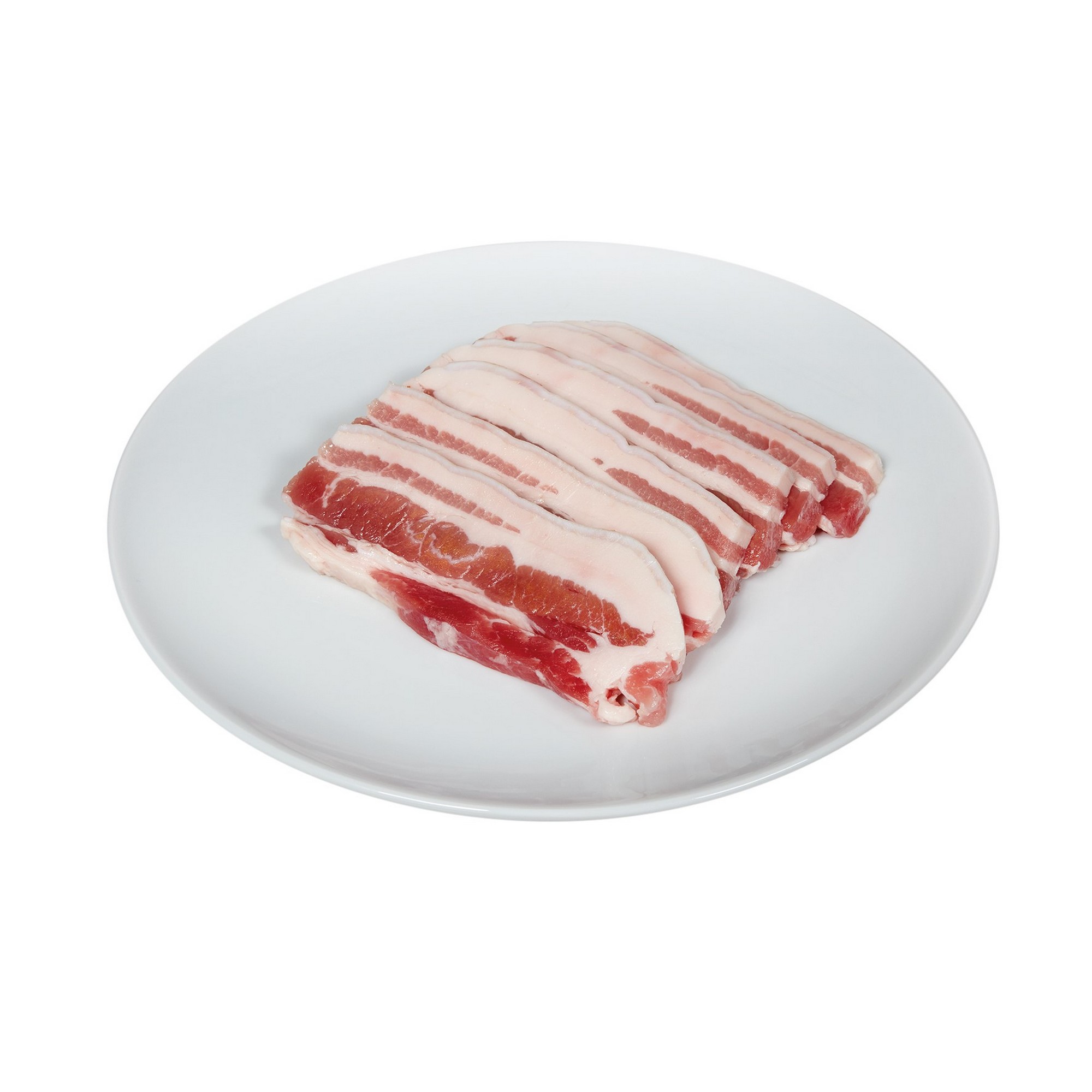 Pork flank w/o sliced 6xappr.1kg   kg