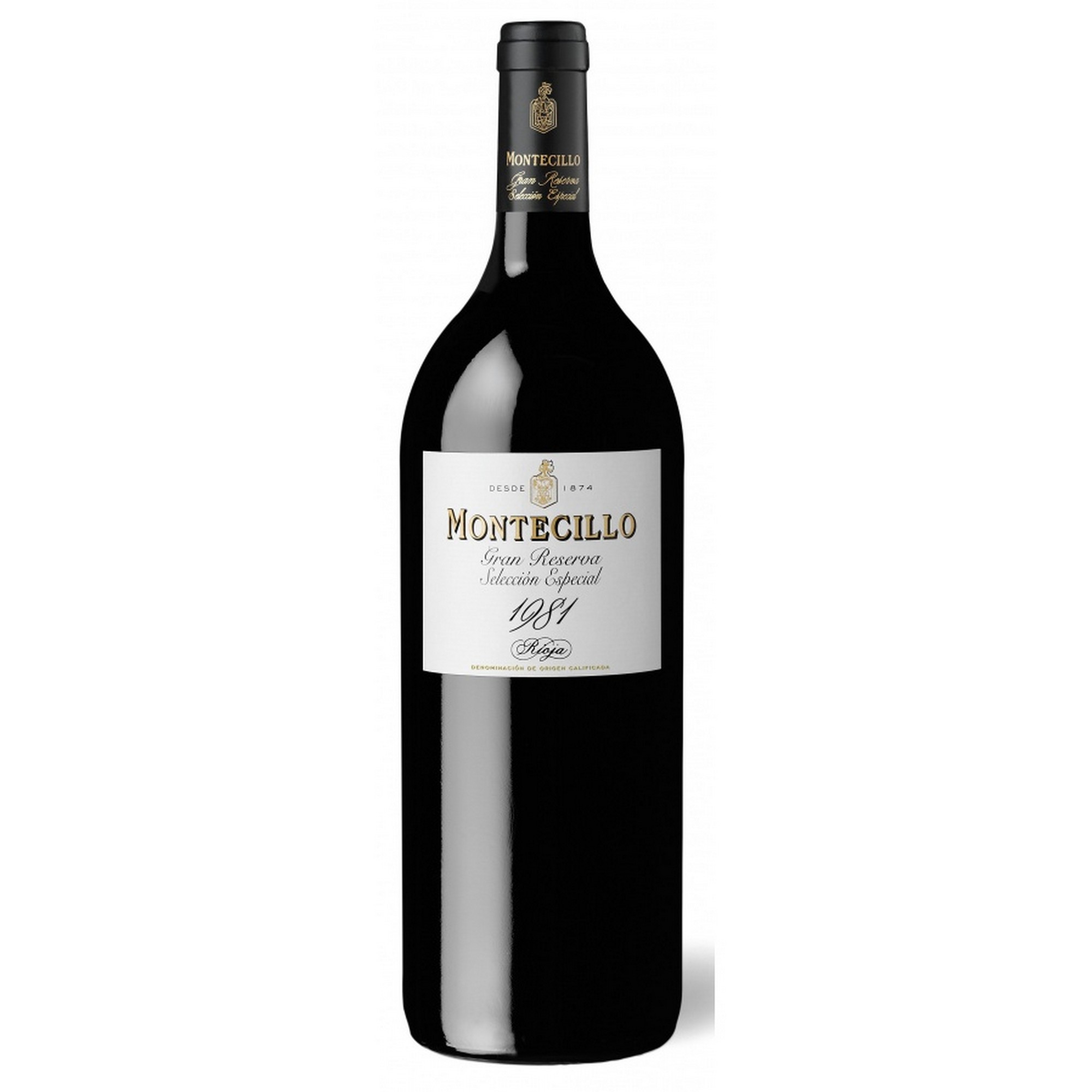Montecillo gran reserva selectión especial 1981  12,5%  1,5l
