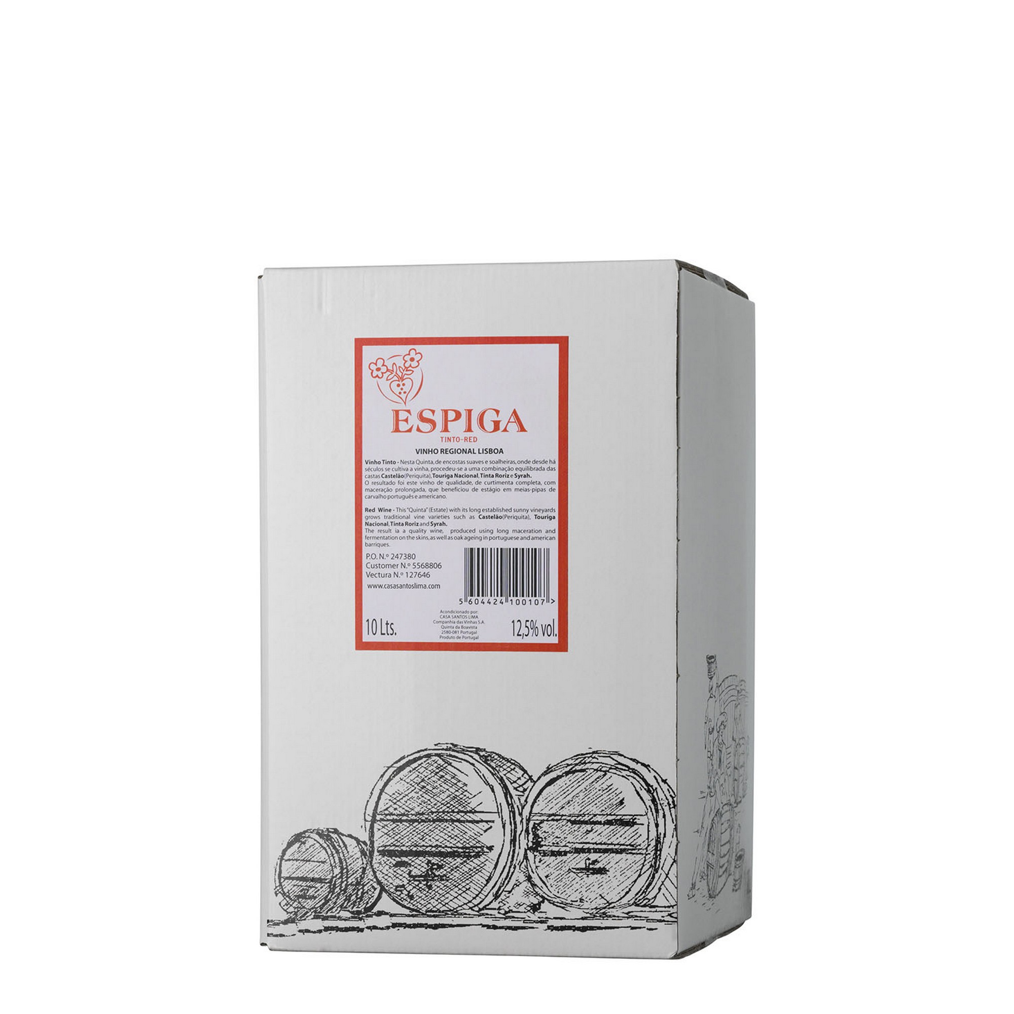 Quinta de espiga bib 12,5% 10l