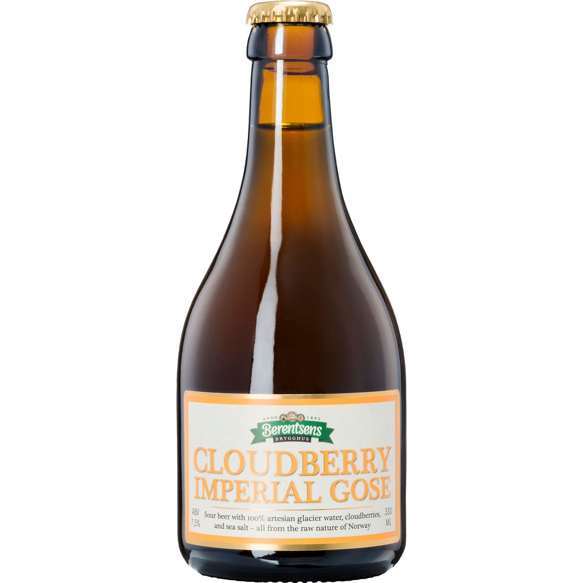 Berentsens cloudberry imperial gose   7,5%   15x33cl
