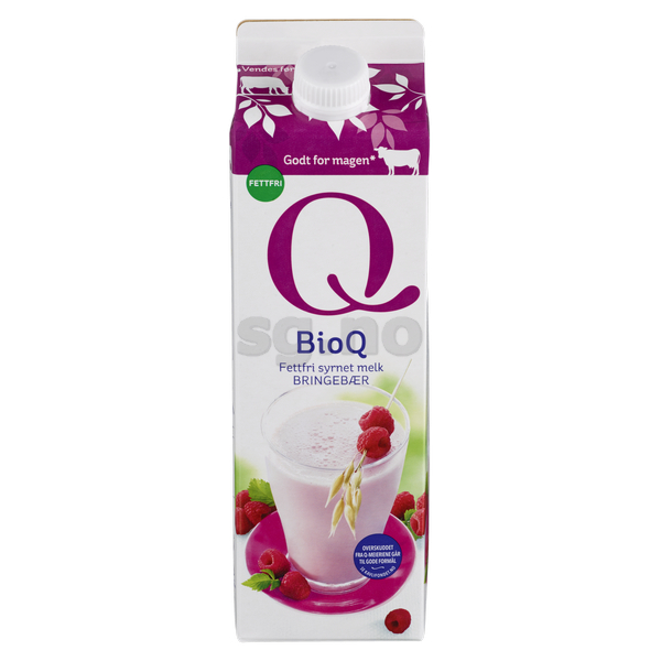 Q bioq bringebær krt 1000g