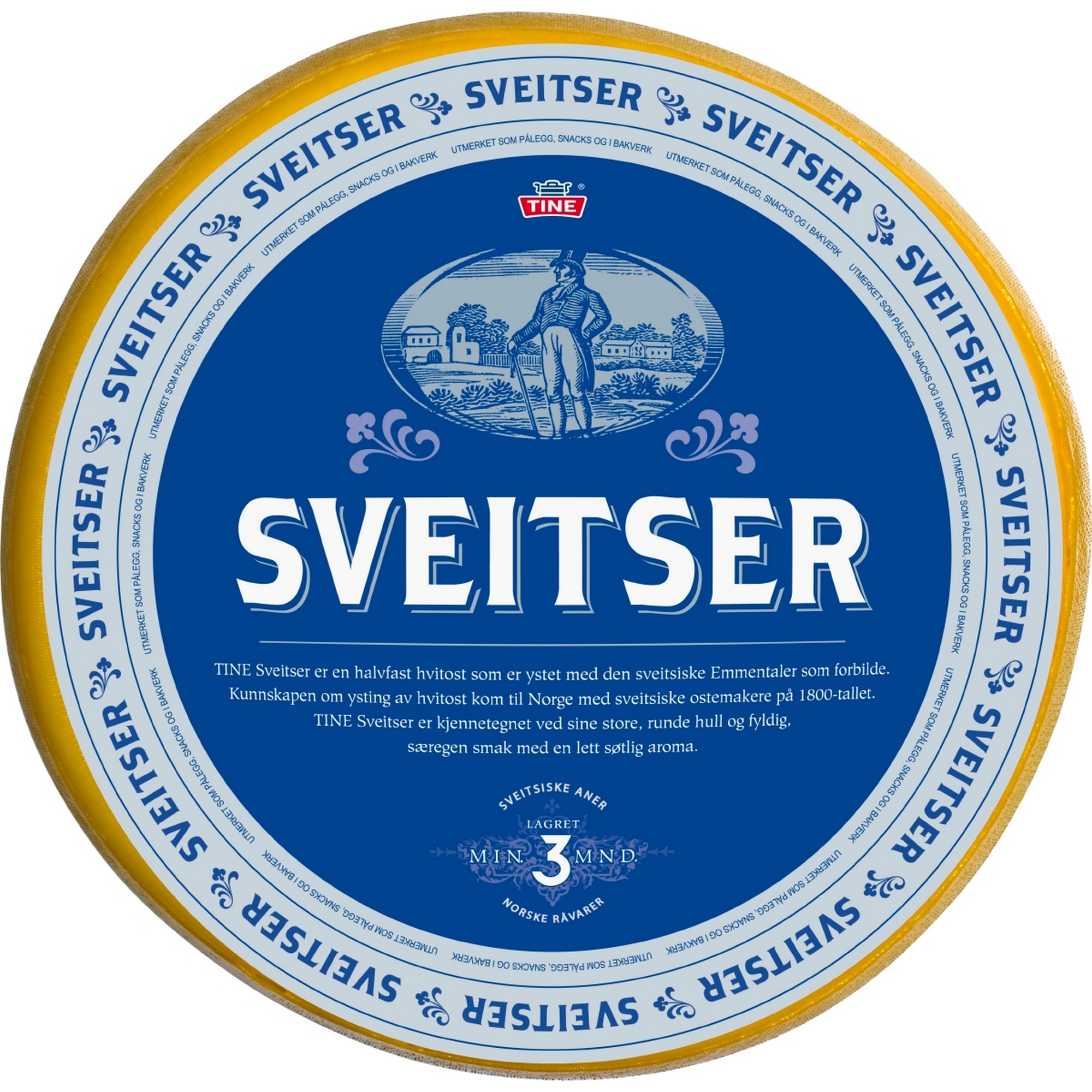 Sveitser 28% m skorpe ca10kg