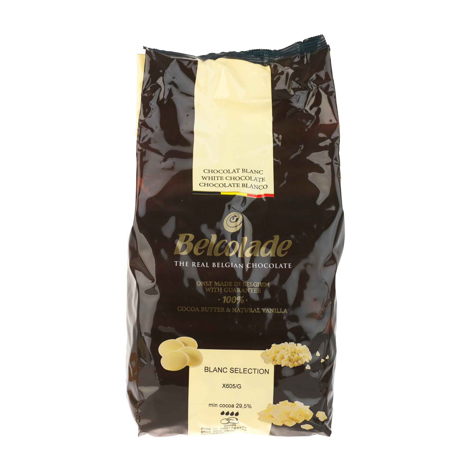 Belcolade covertyre hvit 10kg