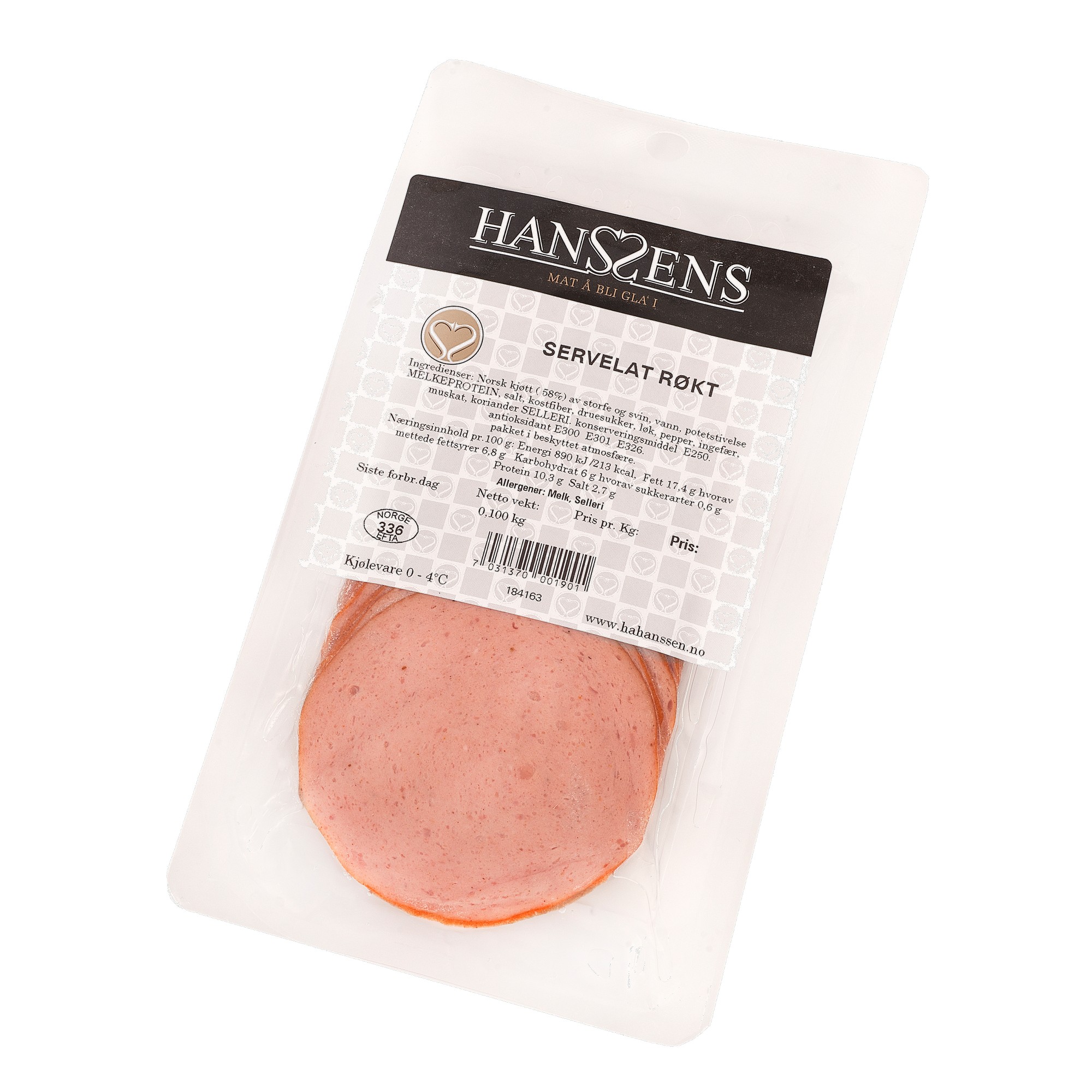 Servelat røkt    100g