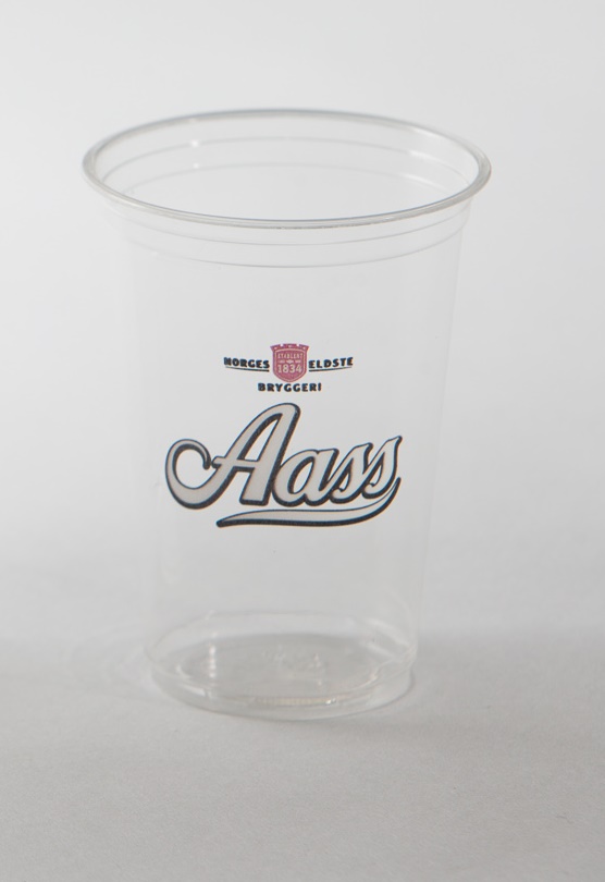 Aass plastic beer glass 25cl 2000pce