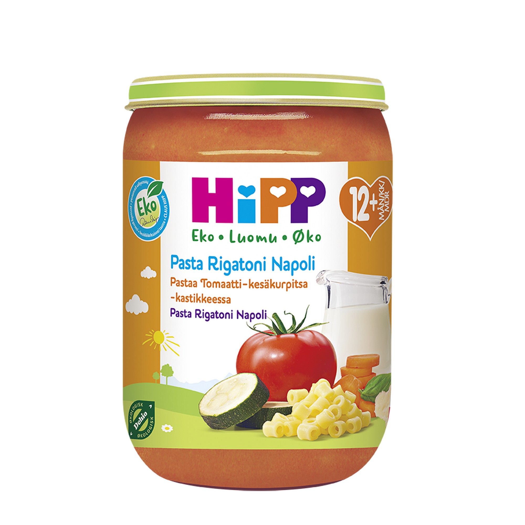 Pasta rigatoni napoli økol.  12mdr   220g