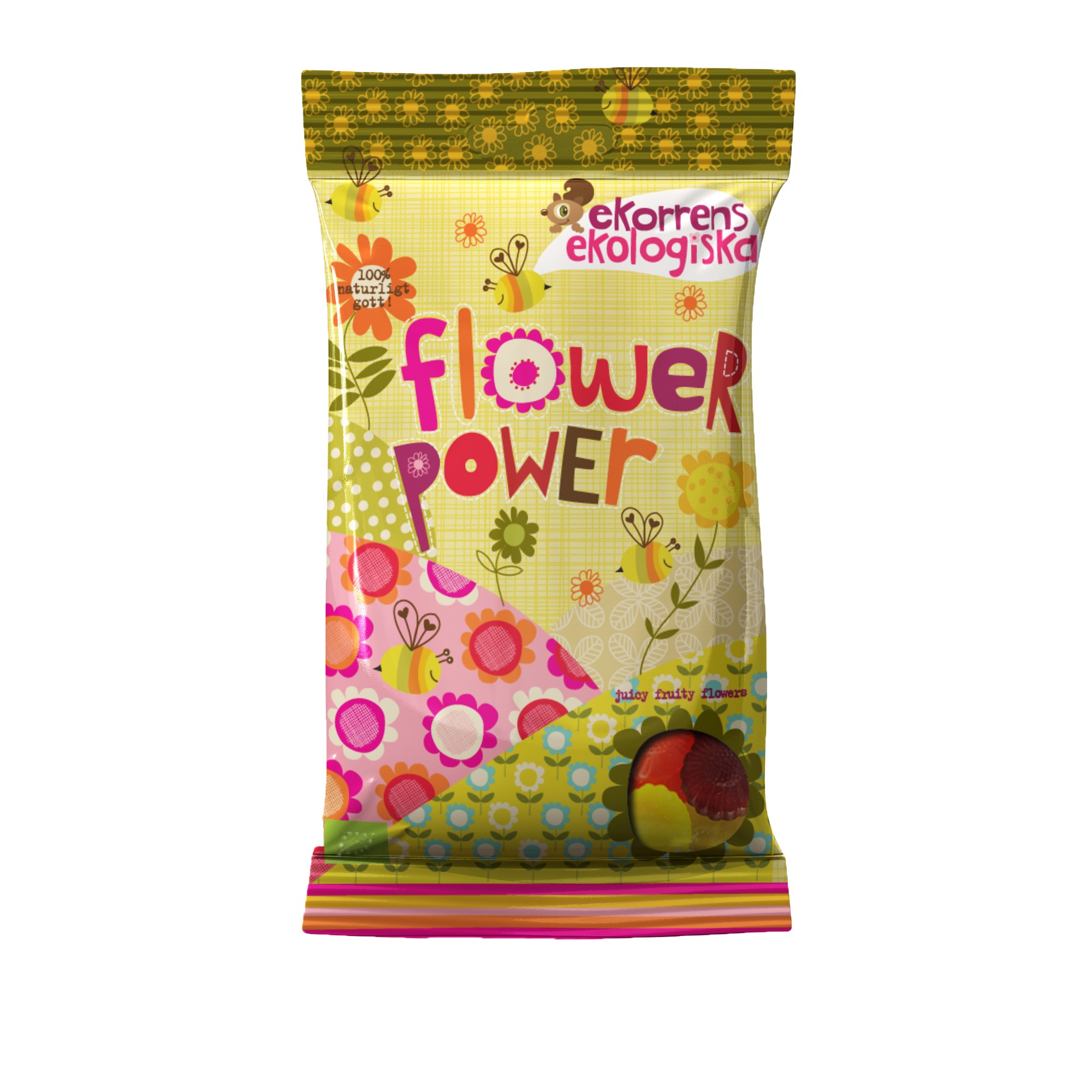 Flower power gelegodteri økol. 80g